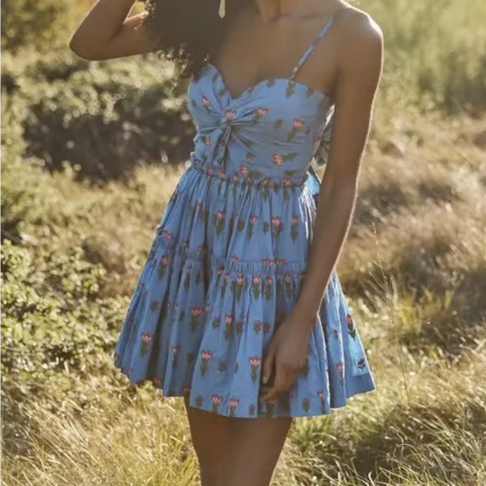 🆕 Eddy Kelsey Twist-Front Mini Dress - XL